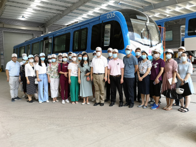 杭州市委党校教育长高国舫一行到 杭州中车考察调研